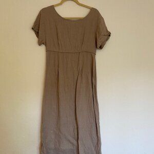 Smith & Hawken 100% linen dress